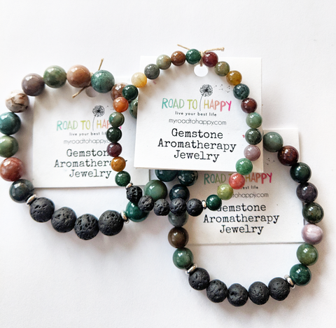 Aromatherapy Bracelet - Fancy Jasper