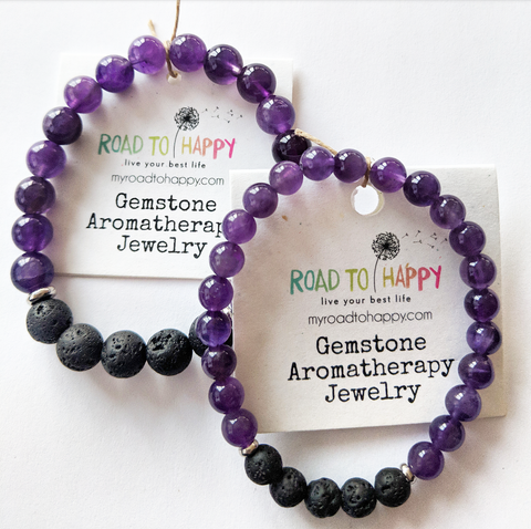 Aromatherapy Bracelet - Amethyst