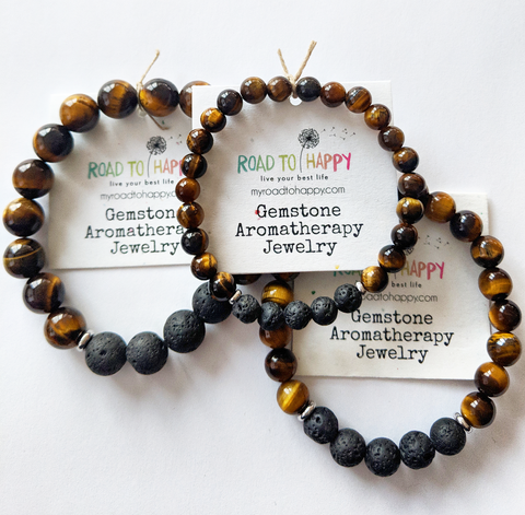 Aromatherapy Bracelet - Tigers Eye